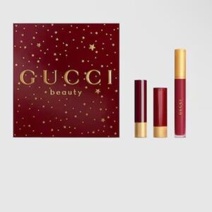 NWT Gucci Rosso Ancora lipstick trio gift set
